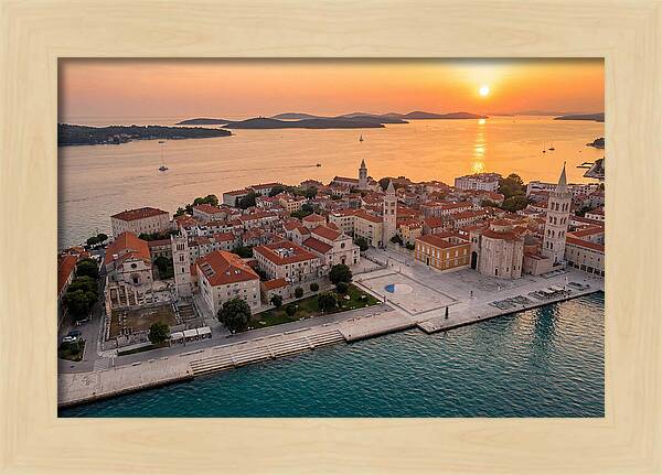 Zadar Peninsula At Sunset