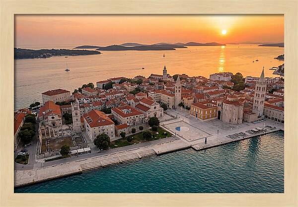 Zadar Peninsula At Sunset