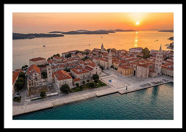 Zadar Peninsula At Sunset