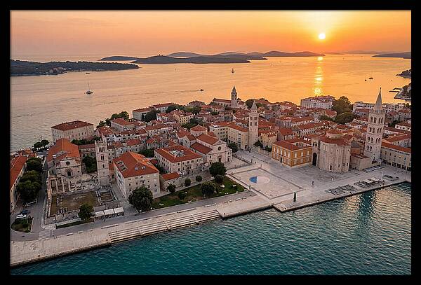 Zadar Peninsula At Sunset