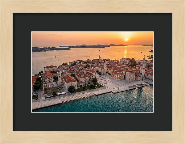 Zadar Peninsula At Sunset