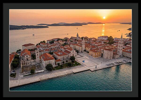 Zadar Peninsula At Sunset