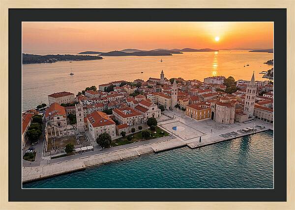 Zadar Peninsula At Sunset