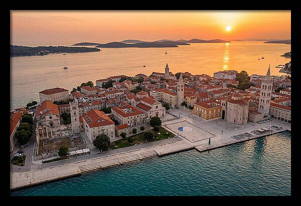 Zadar Peninsula At Sunset