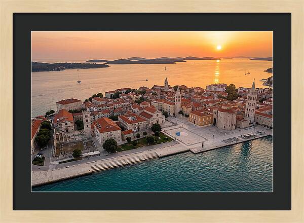 Zadar Peninsula At Sunset