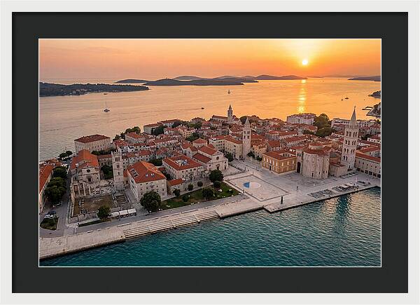 Zadar Peninsula At Sunset