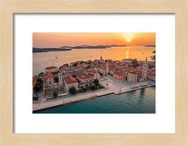 Zadar Peninsula At Sunset