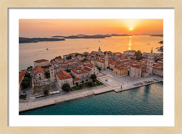 Zadar Peninsula At Sunset
