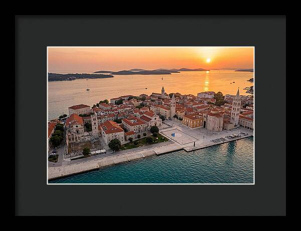 Zadar Peninsula At Sunset