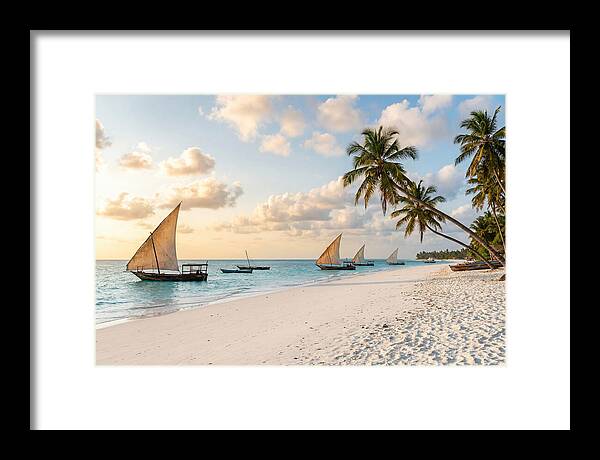 Zanzibar Beach At Golden Hour