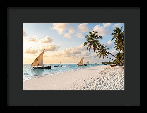 Zanzibar Beach At Golden Hour