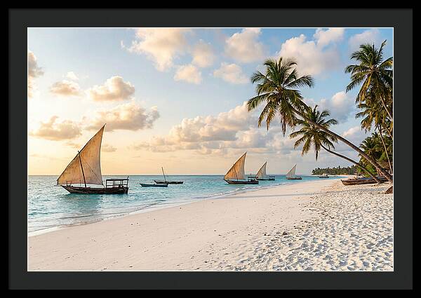 Zanzibar Beach At Golden Hour