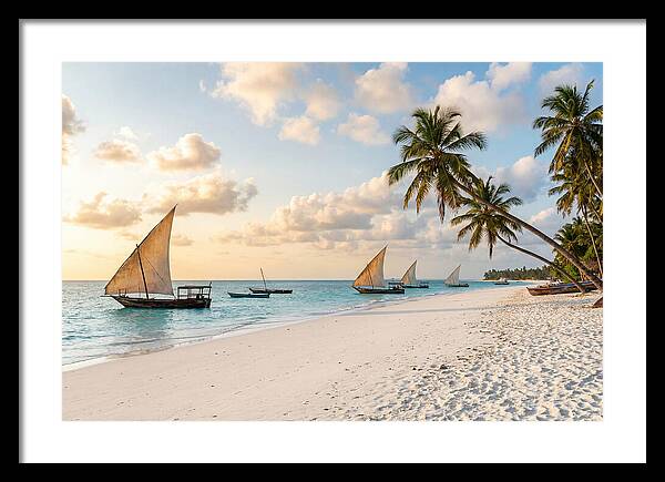 Zanzibar Beach At Golden Hour