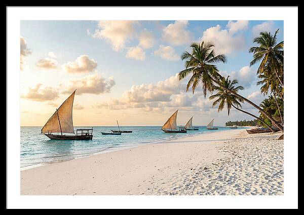 Zanzibar Beach At Golden Hour