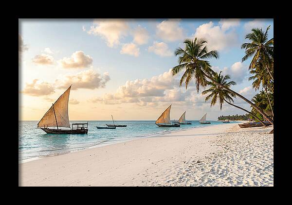 Zanzibar Beach At Golden Hour