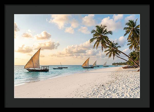 Zanzibar Beach At Golden Hour