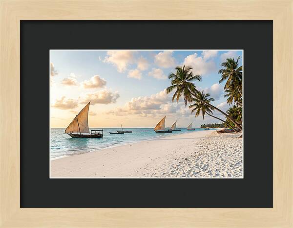 Zanzibar Beach At Golden Hour