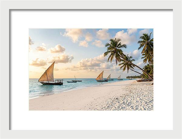Zanzibar Beach At Golden Hour