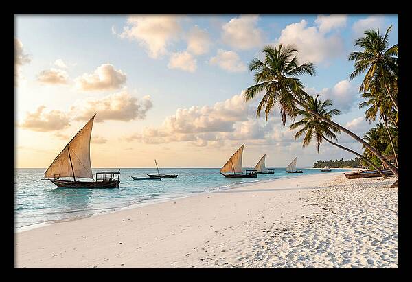 Zanzibar Beach At Golden Hour