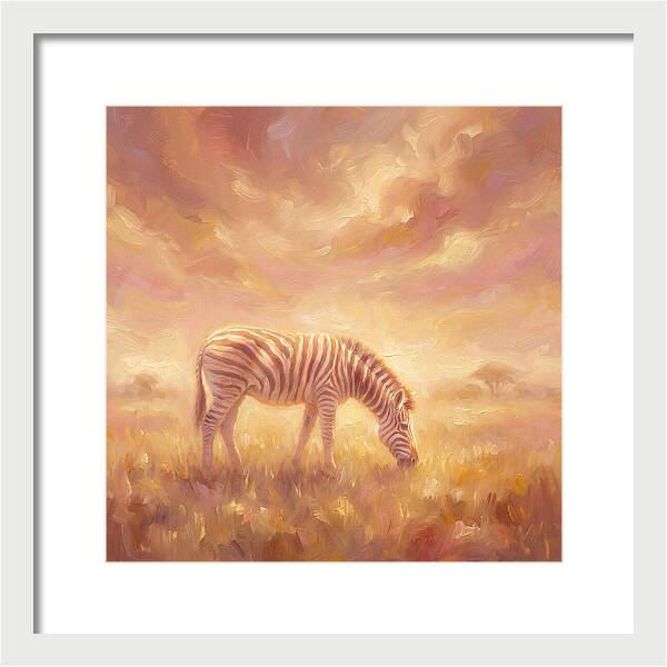 Zebra In Serenity
