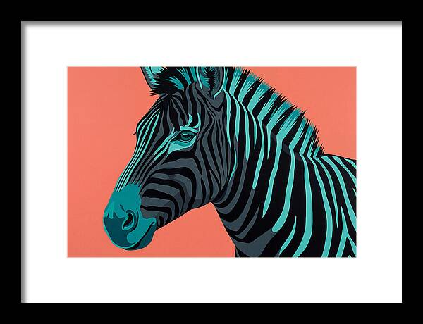 Zebra Stripes In Bold Hues