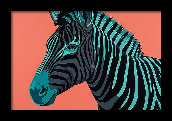 Zebra Stripes In Bold Hues