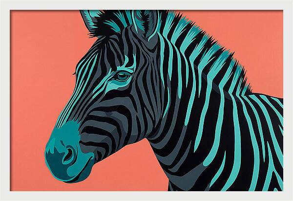 Zebra Stripes In Bold Hues