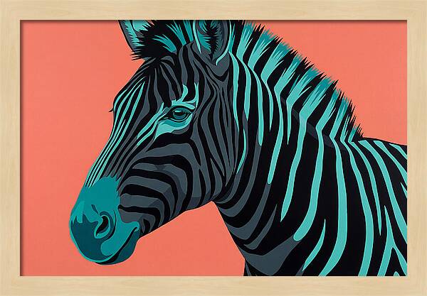 Zebra Stripes In Bold Hues