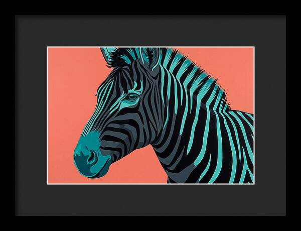 Zebra Stripes In Bold Hues