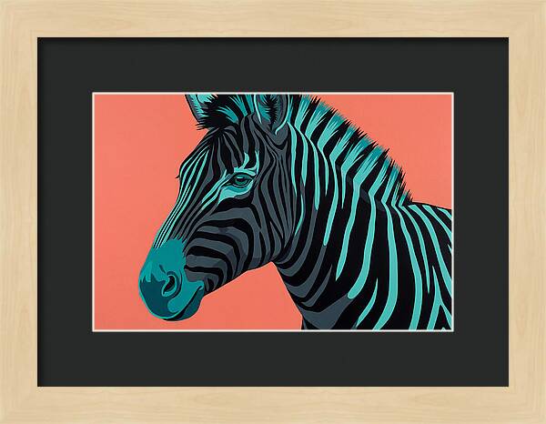 Zebra Stripes In Bold Hues