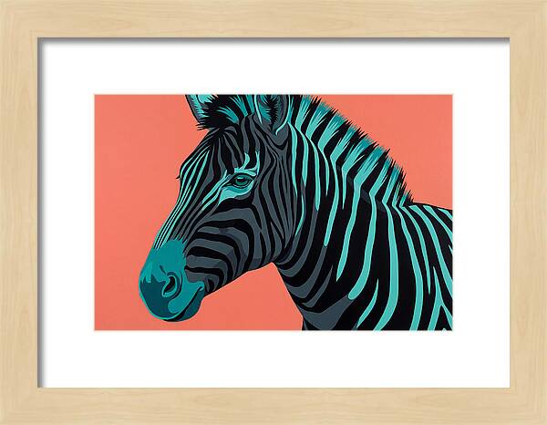 Zebra Stripes In Bold Hues