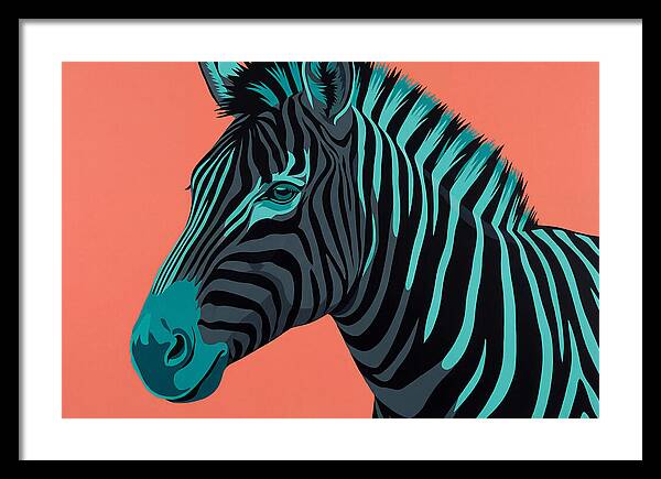 Zebra Stripes In Bold Hues