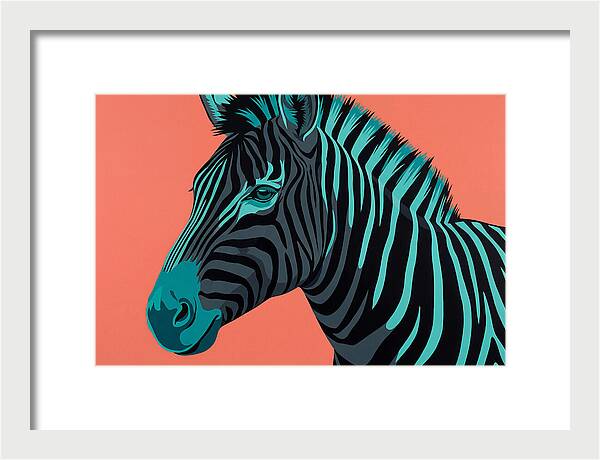 Zebra Stripes In Bold Hues