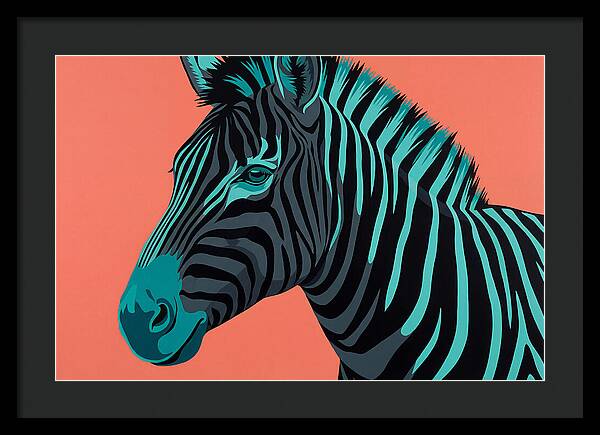 Zebra Stripes In Bold Hues