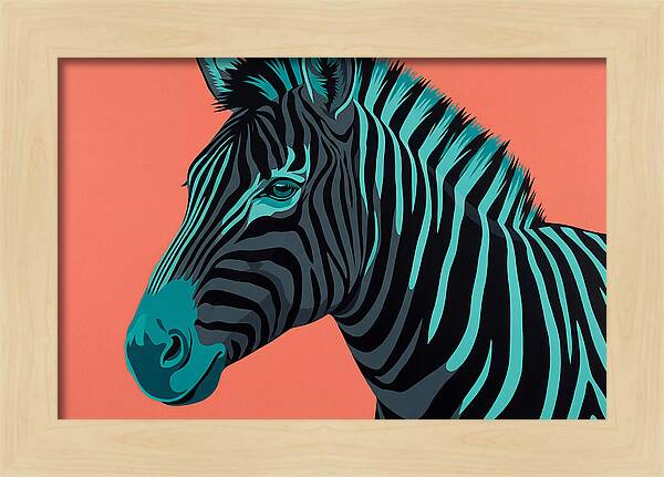 Zebra Stripes In Bold Hues