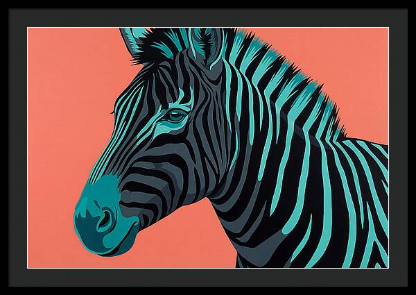 Zebra Stripes In Bold Hues