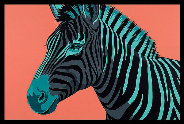 Zebra Stripes In Bold Hues