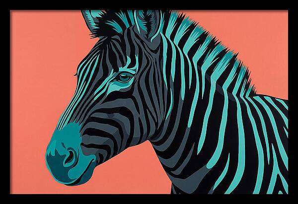 Zebra Stripes In Bold Hues
