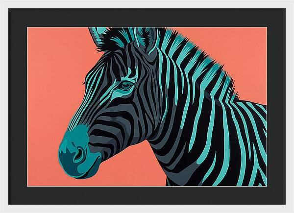 Zebra Stripes In Bold Hues