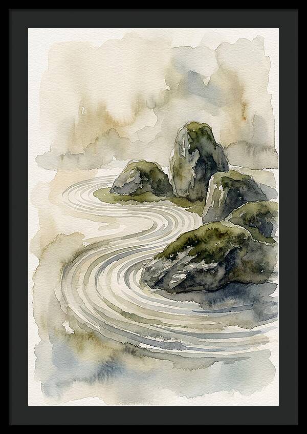 Zen Rock Garden Serenity