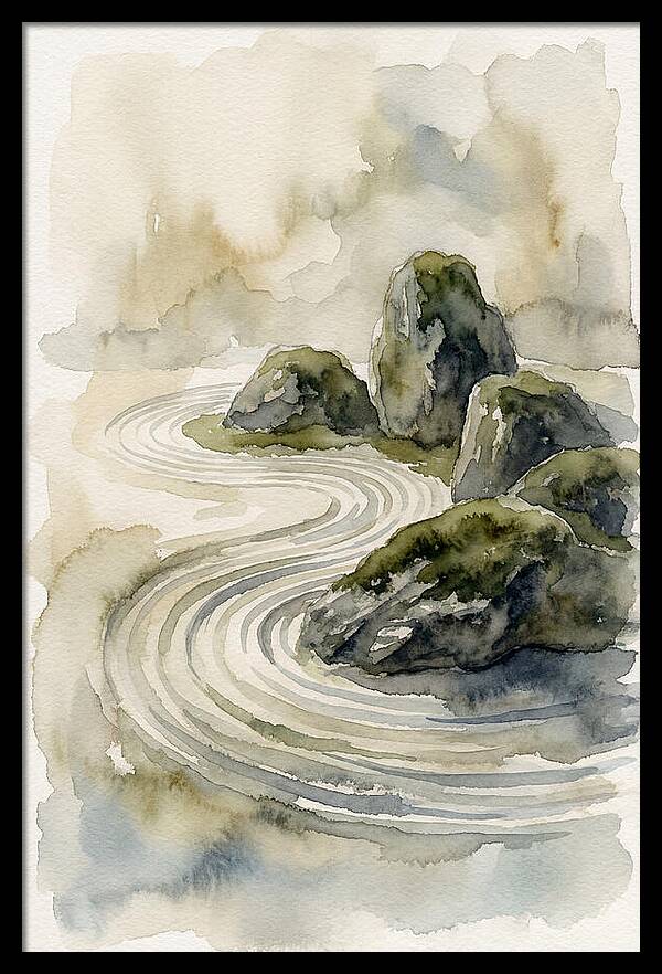Zen Rock Garden Serenity