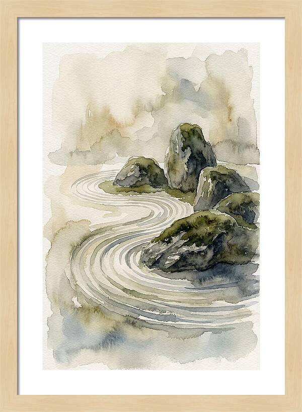 Zen Rock Garden Serenity
