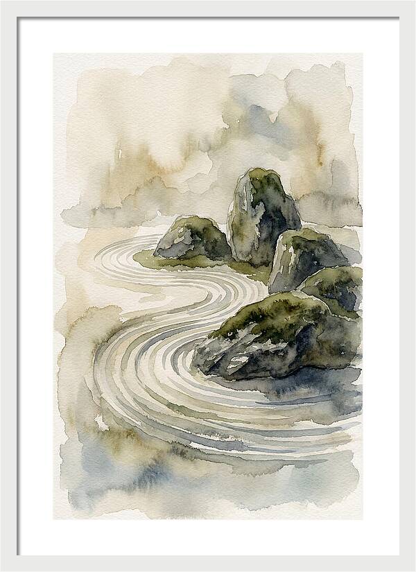 Zen Rock Garden Serenity