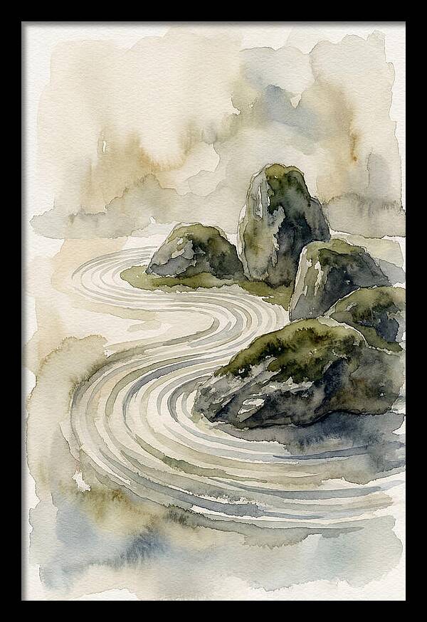 Zen Rock Garden Serenity