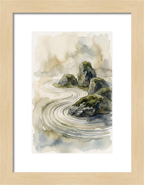 Zen Rock Garden Serenity