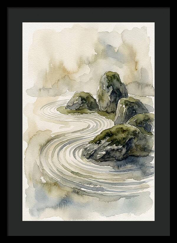 Zen Rock Garden Serenity