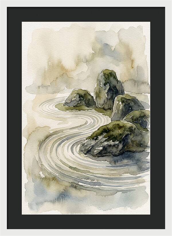 Zen Rock Garden Serenity