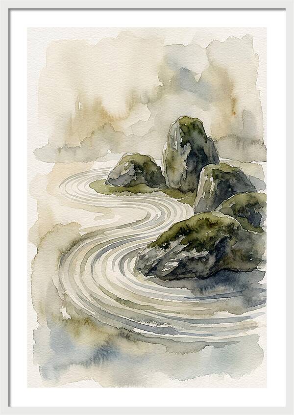 Zen Rock Garden Serenity