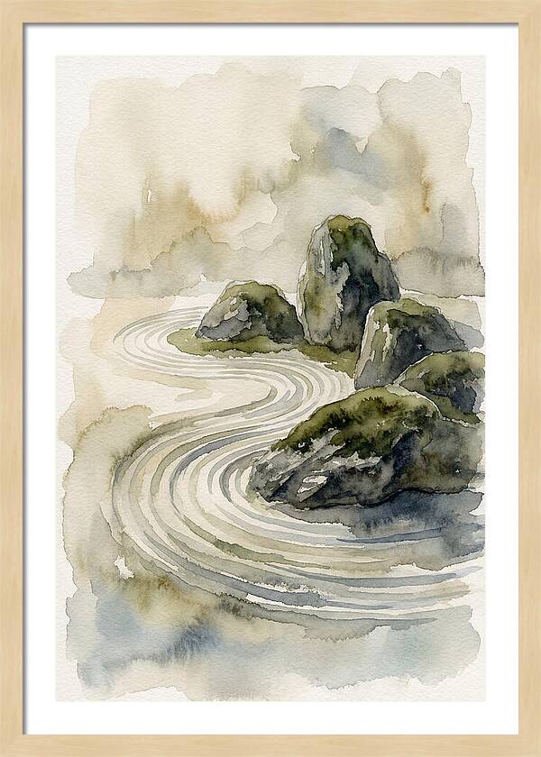 Zen Rock Garden Serenity
