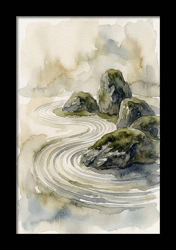 Zen Rock Garden Serenity